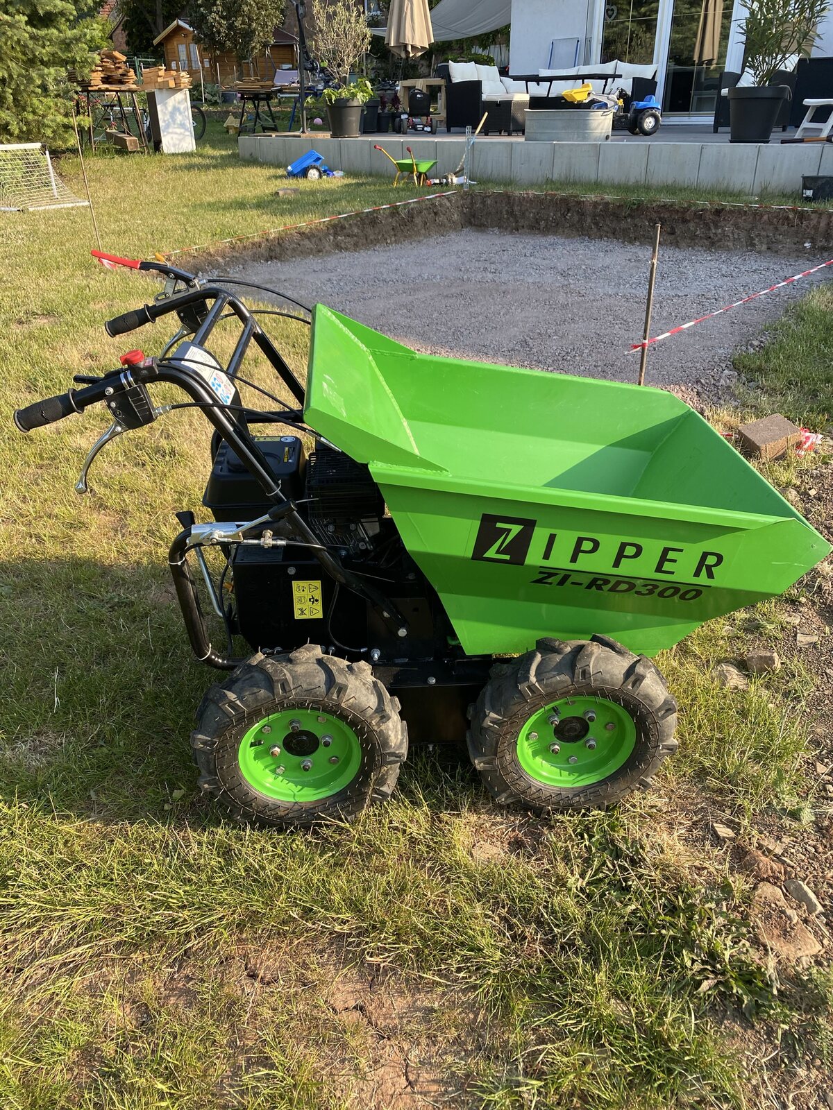 Originaler grüner Zipper ZI-RD300 Raddumper